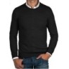 Maglioncino in cotone da uomo slim fit -