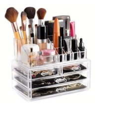 Organizzatore di trucco, espositore cosmetico girevole da 360 gradi