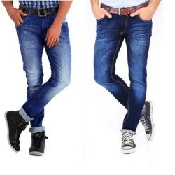 Due Paia di Jeans da Uomo In Cotone