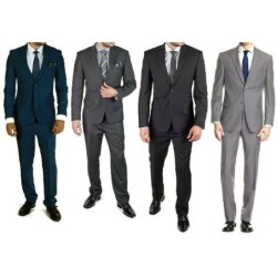 ABITO UOMO SARTORIALE SLIM FIT  ELEGANTE VESTITO CASUAL CERIMONIA FESTA COCKTAIL