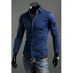 CAMICIA UOMO SLIM FIT SARTORIALE COTONE S M L XL XXL 3XL 4XL 5XL 6XL 7XL ??????