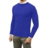 MAGLIONI GIROCOLLO IN CASHMERE E LANA MAGLIE UOMO SLIM FIT TAGLIA S M L XL XXL