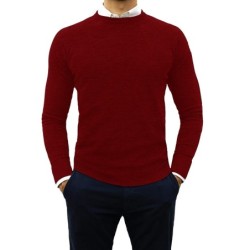 MAGLIONI GIROCOLLO IN CASHMERE E LANA MAGLIE UOMO SLIM FIT TAGLIA S M L XL XXL