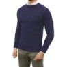 MAGLIONI GIROCOLLO IN CASHMERE E LANA MAGLIE UOMO SLIM FIT TAGLIA S M L XL XXL