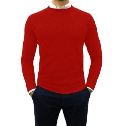 MAGLIONI GIROCOLLO IN CASHMERE E LANA MAGLIE UOMO SLIM FIT TAGLIA S M L XL XXL