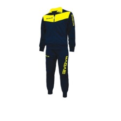 TUTA SPORTIVA FULL ZIP GIVOVA UNISEX UOMO DONNA  PER SPORT PALESTRA TEMPO LIBERO