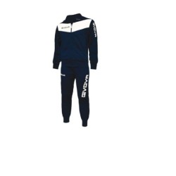 TUTA SPORTIVA FULL ZIP GIVOVA UNISEX UOMO DONNA  PER SPORT PALESTRA TEMPO LIBERO