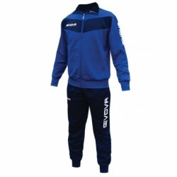 TUTA SPORTIVA FULL ZIP GIVOVA UNISEX UOMO DONNA  PER SPORT PALESTRA TEMPO LIBERO