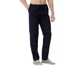 Pantaloni pantalacchi da uomo in lino cotone sartoriale primavera estivo-