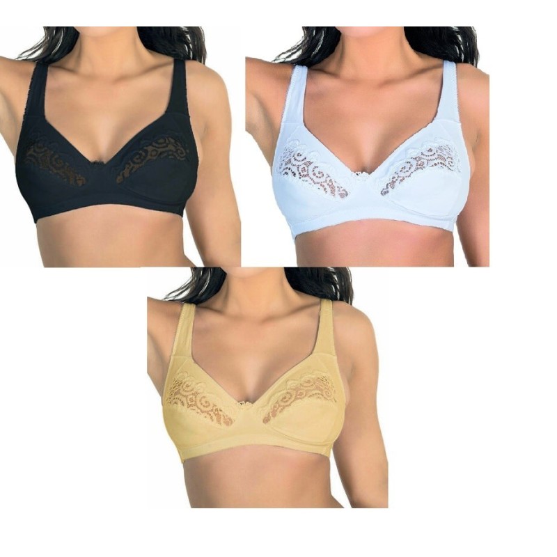 REGGISENO ARIS LUCIA IN PIZZO COPPA C SENZA FERRETTO SOSTEGNO LATERALE MICROFIBR