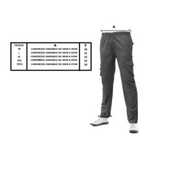 5 PEZZI PANTALONI PANTALACCI IN FRESCO COTONE CARGO TASCONI M L XL 2XL 3XL 4XL