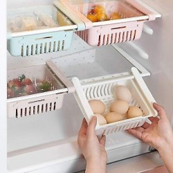 PACK DA 3 CESTINI CESTO DA FRIGO SALVA SPAZIO CONTENITORE ORGANIZZATORE PLASTICA