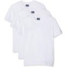 SET DA 3 T-SHIRT UOMO GIROCOLLO SCOLLO V NAVIGARE 100% COTONE PETTINATO