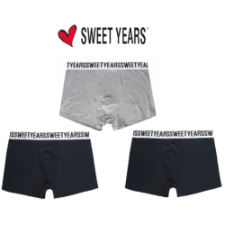 6 BOXER UOMO SWEET YEARS UNDERWEAR COTONE ELASTICIZZATO S M L XL XXL